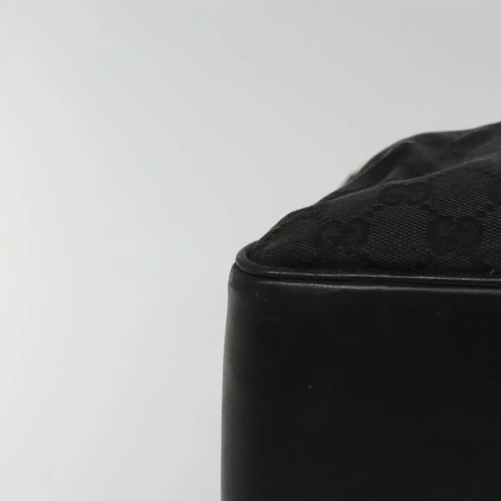 GUCCI GG Canvas Tote Bag Black 109141 Auth - Picture 9 of 16